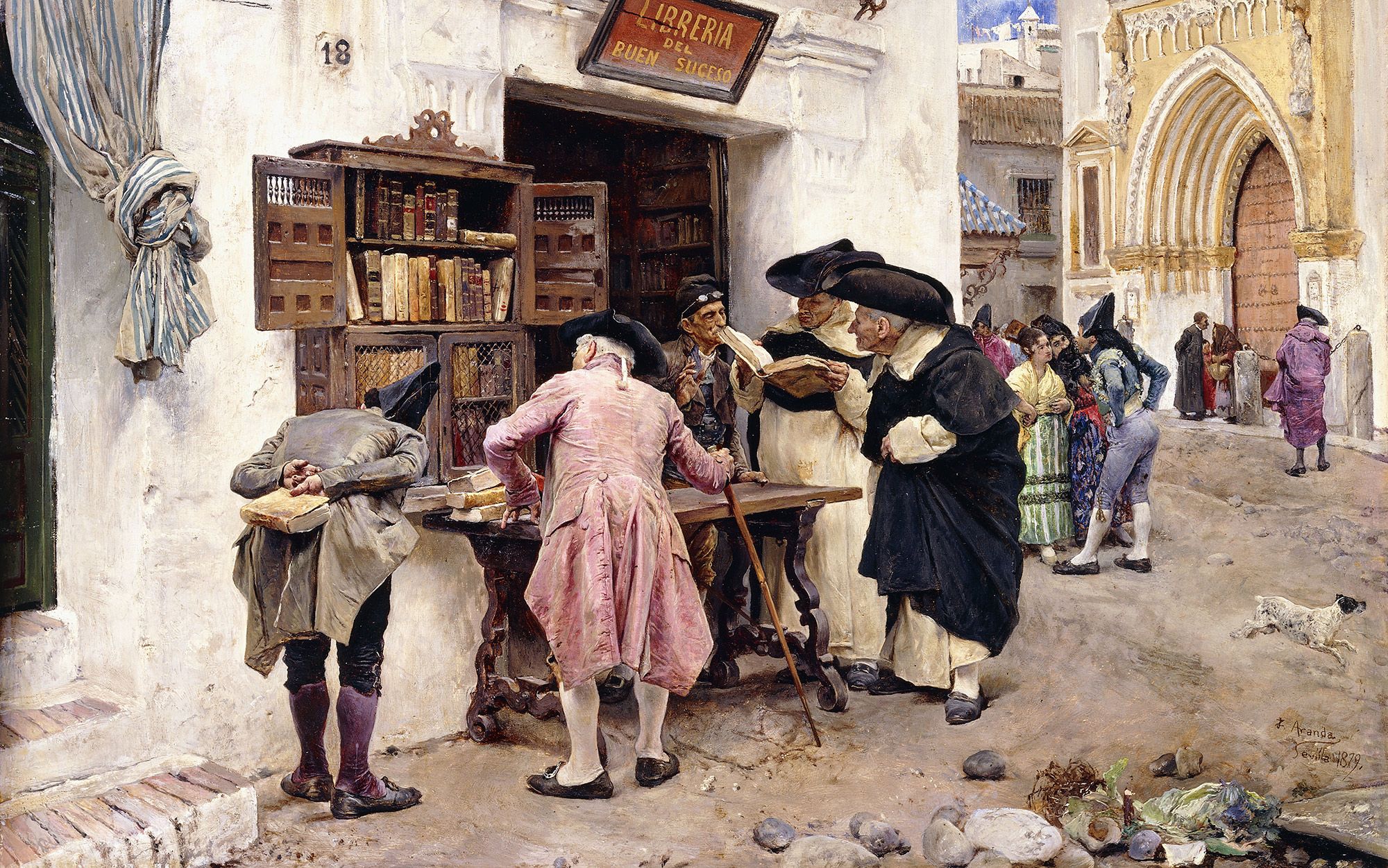 Image result for The Bibliophiles, 1879, by Luis Jimenez y Aranda