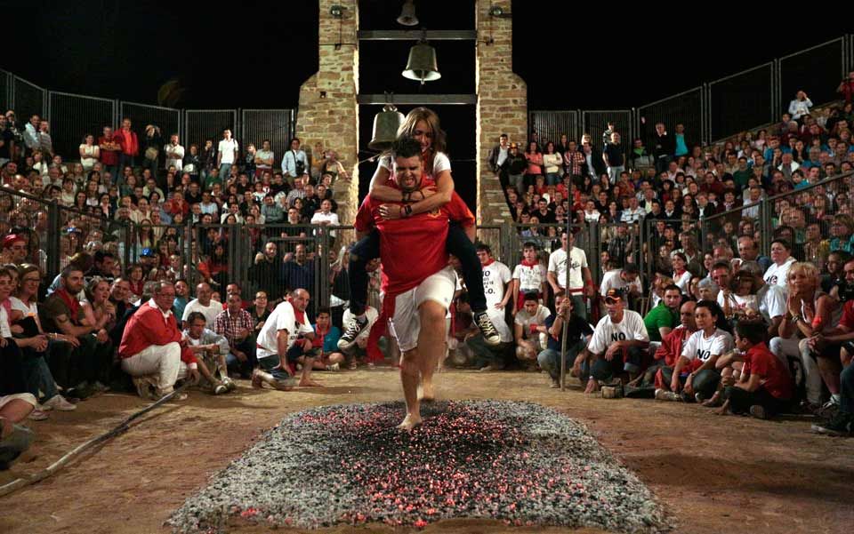 glimpses ancient firewalking ritual northern